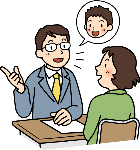 保護者懇談やってます 愛知県名古屋市の学習塾 学習塾なら個別指導のキューブ 個別指導塾ピックアップ